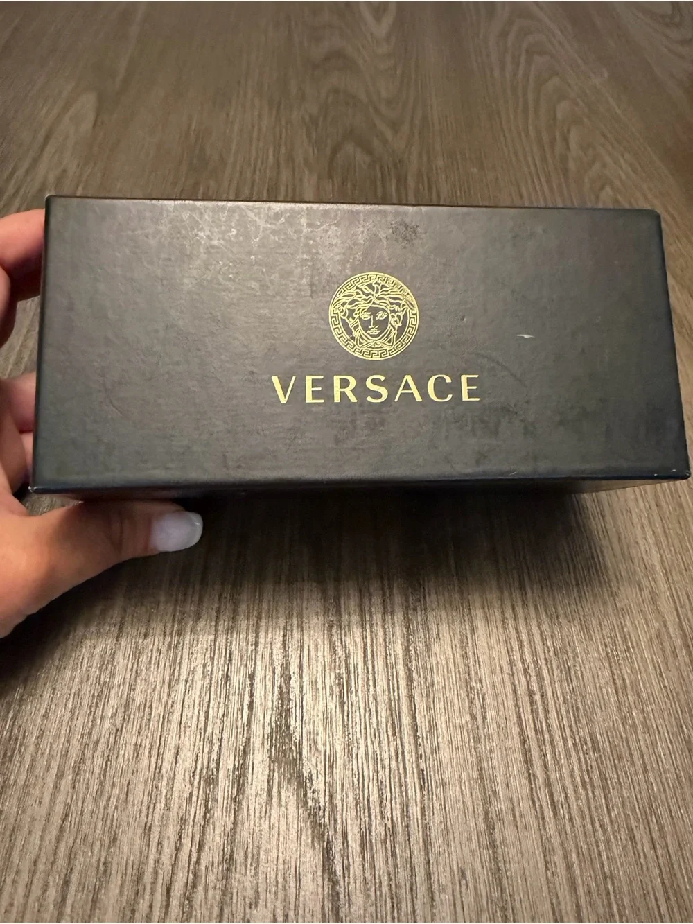 Versace Blue Cat-Eye Women's Sunglasses - Gradient Lens